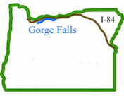 map Columbia Gorge